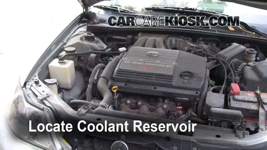 2000 Toyota Avalon XLS 3.0L V6 Antigel (Liquide de Refroidissement) Réparer les Fuites